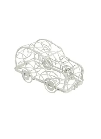 Кукольные Аксессуары из металла КТ Машинка (11001603) (9х5см) (белые) (упаковка)