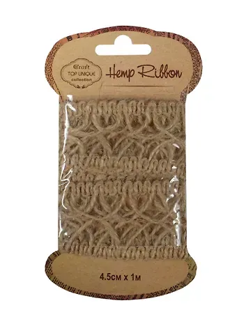 Тесьма пеньковая  Ажур (4,5см х 1м) (D26000599)