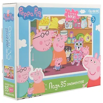 Пазл Оригами 35эл MAXI Peppa Pig Магазин игрушек 01545