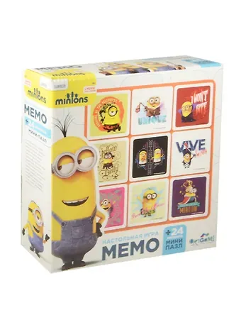 НИ Мемо + Пазл 24А Minions (01710) (4+) (коробка)