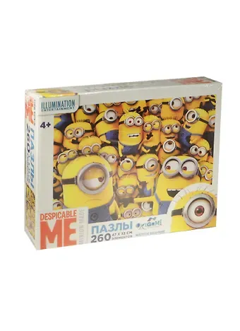 Паззл Оригами 260эл 47*33см Серия Minions Жёлтое безумие 01685