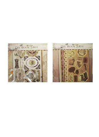 Набор для скрапбукинга DIY kit бежевый (11062201) (упаковка)