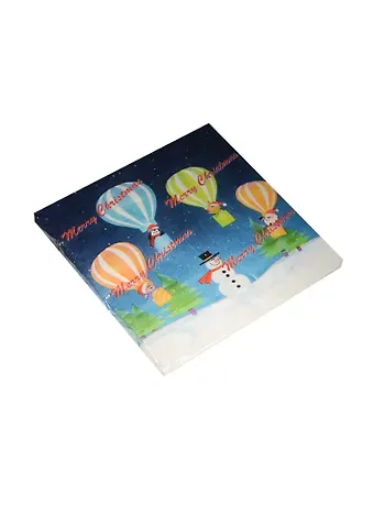 Салфетки (20шт/уп) Рождество в гостях у Снеговика (НГ) (11-01662-L23)