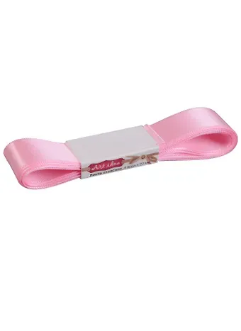 КТ Лента атласная 2см*4 ярда, 154-rose pink