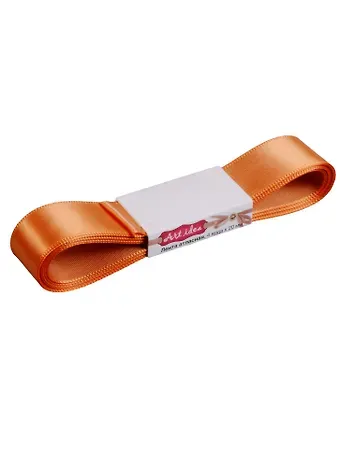 Лента атласная 2см*4 ярда, 720-Peach