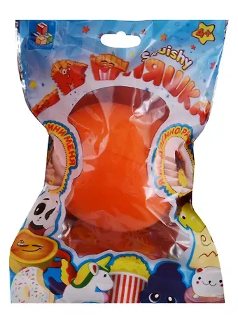 1toy Игрушка-сквиши Мммняшка squishy Апельсин (Т12396) (TOY1) (упаковка) (3+)