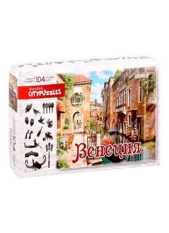 Пазл фигурный деревянный Citypuzzles. Венеция