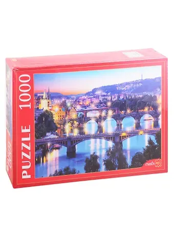 Пазл РЫЖИЙ КОТ 1000 эл. 68,5*48,5см. Вечерние мосты КБ1000-6887