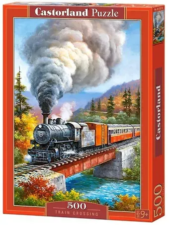 Пазл Железная дорога, 500 деталей Castor Land B-53216