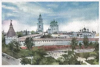 Открытка "Астрахань. Астраханский Кремль"