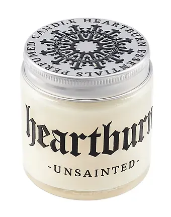 Свеча белая Unsainted (120мл) (Липа,лаванда,морская соль,хлопок) (CNDL-UNSNT-120)