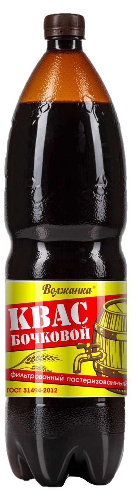 Квас Волжанка Бочковой, 1,5 л