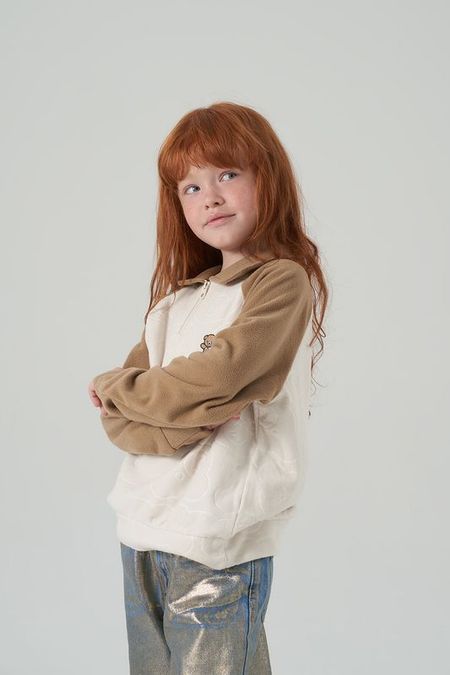 Толстовка флисовая с воротником на молнии Happy Baby 1192₽