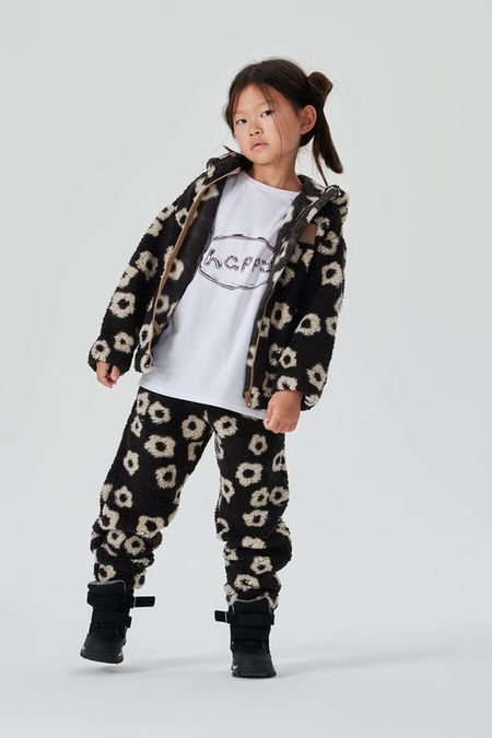 Комплект флисовый из толстовки и брюк с принтом Happy Baby 2430₽