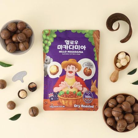 [Headquarters Mall] Hello Macadamia, which I forget alone, Australian whole macadamia shelled macadamia nuts, 115g, 1 piece, Korean nuts