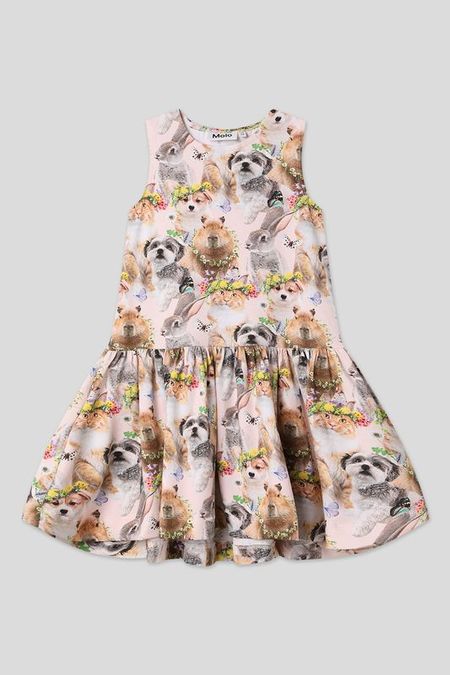 Сарафан хлопковый с пышной юбкой и принтом Molo 5572₽