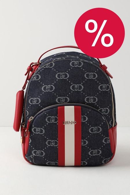 Рюкзак с принтом из монограмм бренда Liu Jo 16510₽