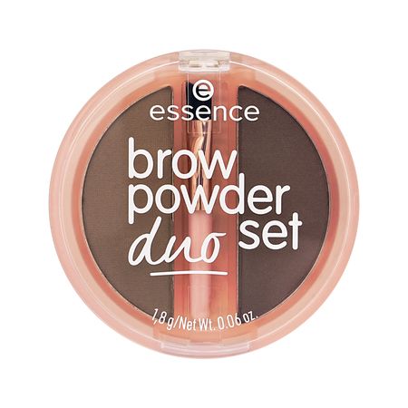 Набор для бровей ESSENCE BROW POWDER DUO SET с кисточкой тон 01 Light