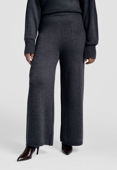 Брюки вязаные с шерстью DIVNO