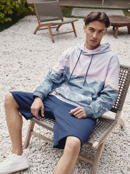 Худи хлопковое с принтом MARCO DI RADI 5767₽