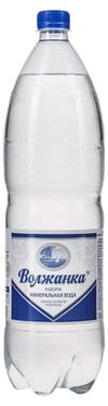 Вода минеральная Волжанка с газом, 1,5 л