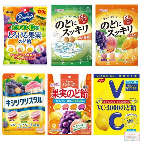 6 пакетиков леденцов от боли в горле N Throat Refreshing Fruit Assortment Xylycrystal Bayaris Melting Fruit Fruit MeKaMahalo Original Card Included Candy