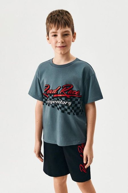 Пижама хлопковая с принтом ACOOLA 1102₽