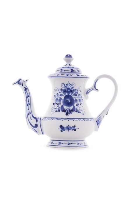 Кофейник фарфоровый с принтом Мария Объединение Гжель 2190₽