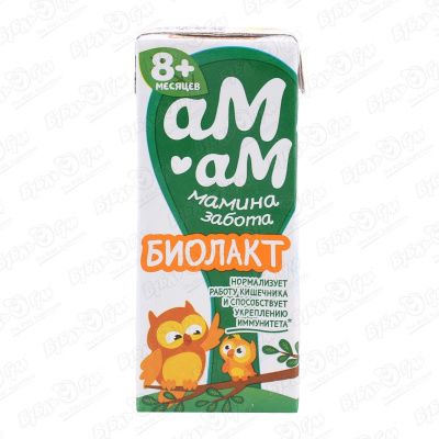 Биолакт Ам-Ам 210г с 8мес