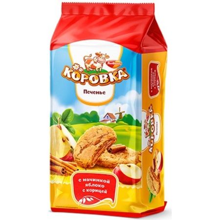 Печенье Концерн бабаевский Коровка яблоко корица 160 г