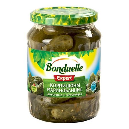 Огурцы корнишоны Bonduelle маринованные 540 г