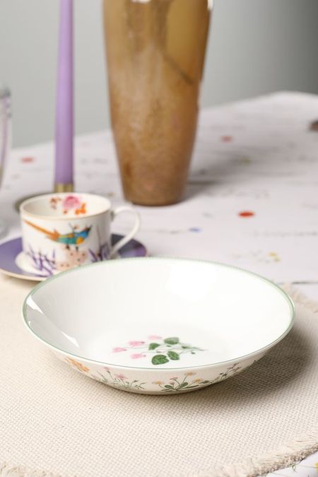 Тарелка фарфоровая с принтом Botanika 21maison 967₽