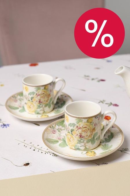 Набор из 2 фарфоровых чайных пар в подарочной упаковке EDG 2790₽