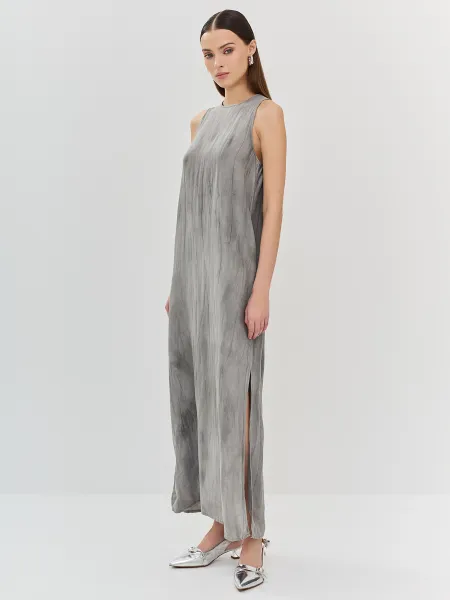 Платье-макси из ткани с крэш эффектом SAVAGE 4799₽