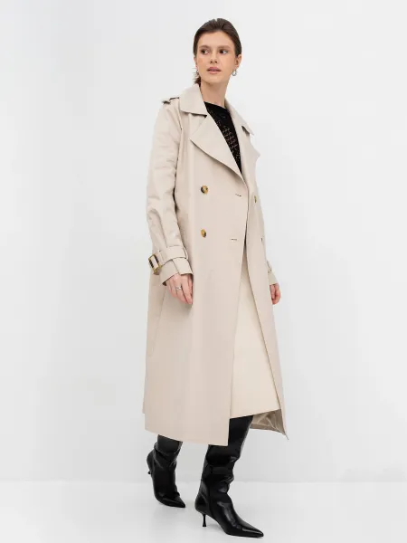 Двубортный OVERSIZE тренч с поясом SAVAGE 9299₽