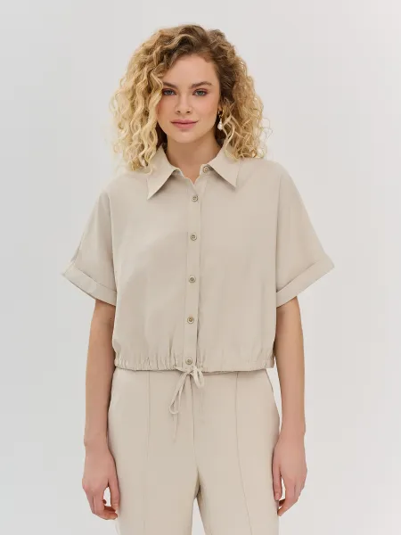 Укороченная рубашка из вискозы SAVAGE 2299₽