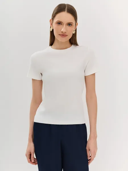 Укороченная футболка в рубчик SAVAGE 1299₽