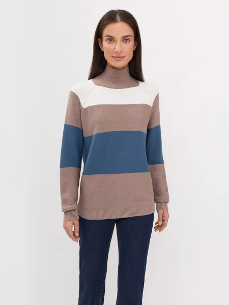 Свитер в яркую полоску в стиле color block SAVAGE 2999₽