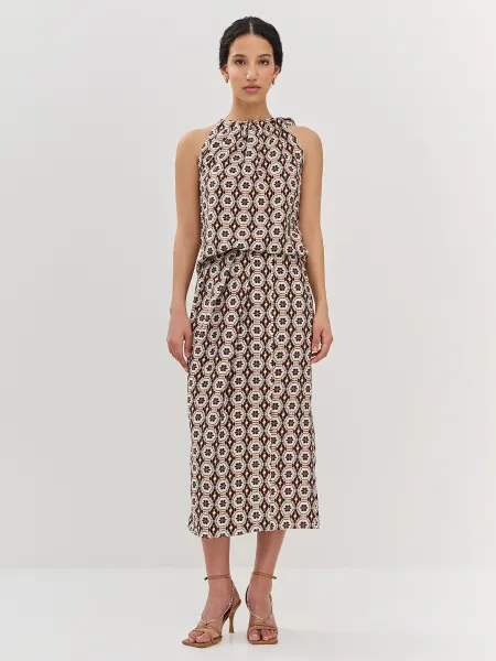 Юбка миди с этническим принтом SAVAGE 2199₽