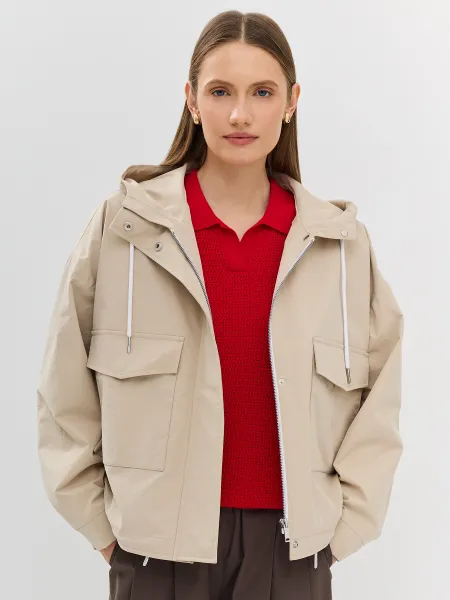 Ветровка в стиле Casual с капюшоном SAVAGE 3199₽