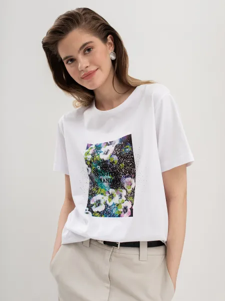 Футболка с ярким флоральным принтом SAVAGE 1599₽