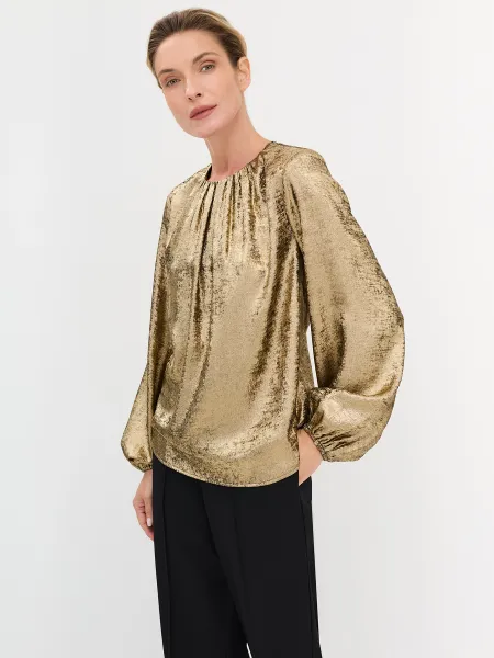 Струящаяся блузка из тафты SAVAGE 2399₽