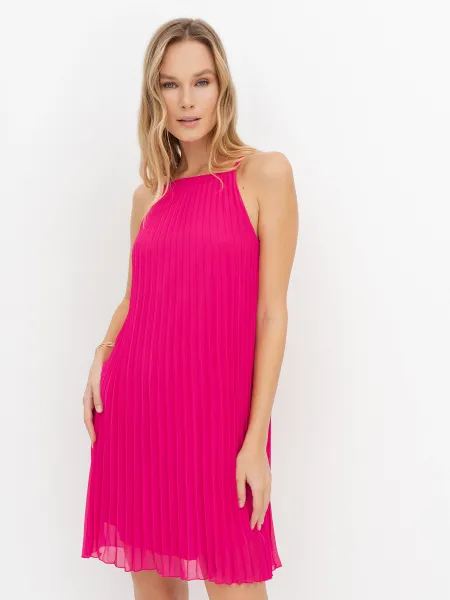Яркое платье из гофрированной ткани SAVAGE 2299₽