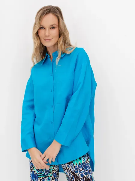 Яркая блузка из льна SAVAGE 2699₽