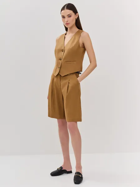 Летние шорты из смесового льна SAVAGE 3299₽