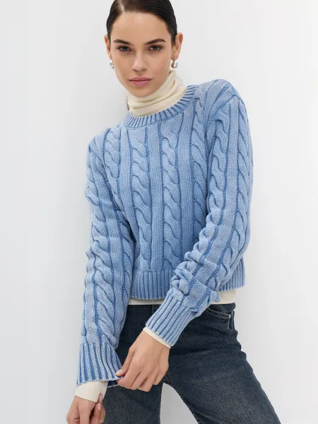 Свитер с косами с эффектом варки SAVAGE 4199₽