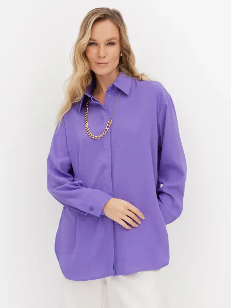 Яркая лавандовая блузка SAVAGE 2899₽