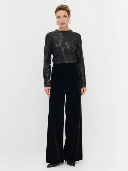 Бархатные брюки со стрелками SAVAGE 2999₽