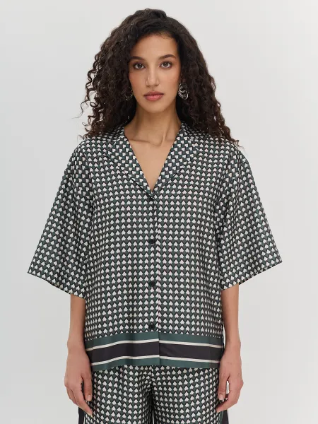 Блузка с геометричным принтом SAVAGE 2299₽