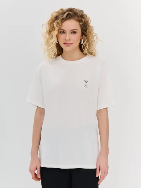 Футболка с минималистичным принтом SAVAGE 1199₽